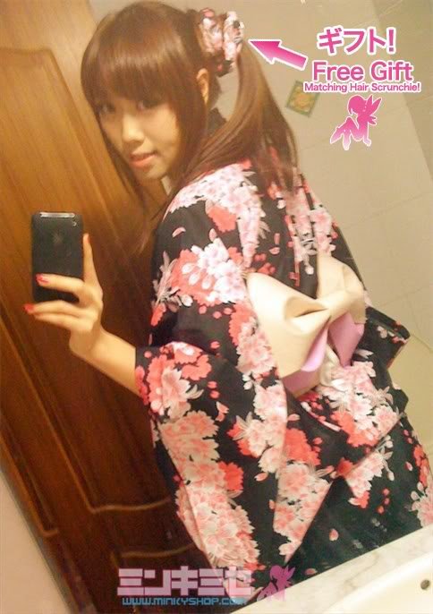 Shibuya Gyaru Sakura Yukata Set